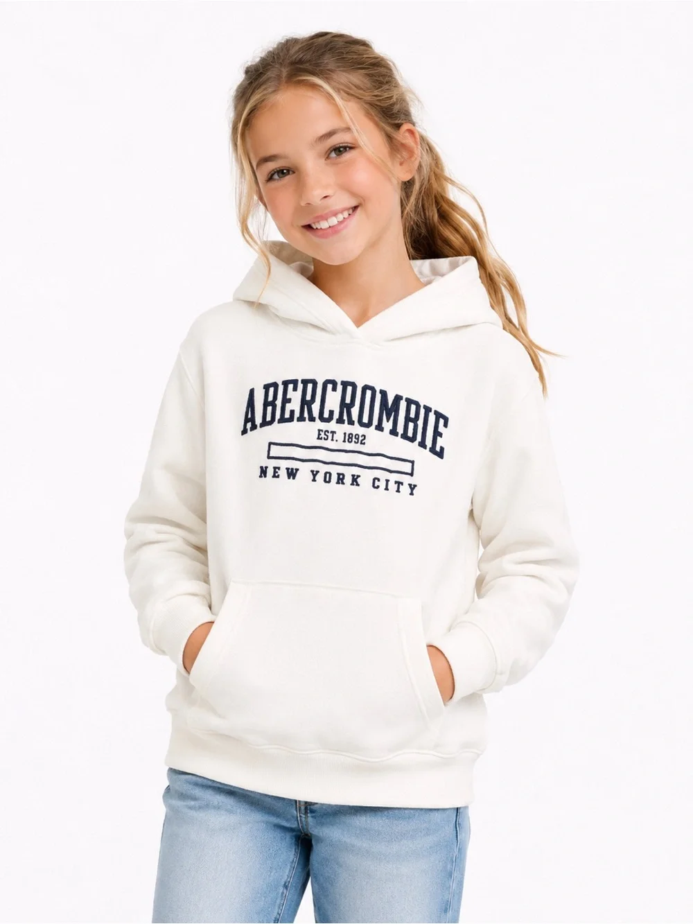 Abercrombie Kids Soft White Pullover